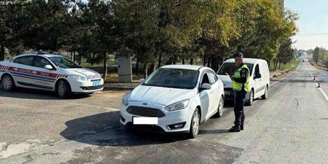 Eskişehir'de jandarma denetiminde ceza yağdı