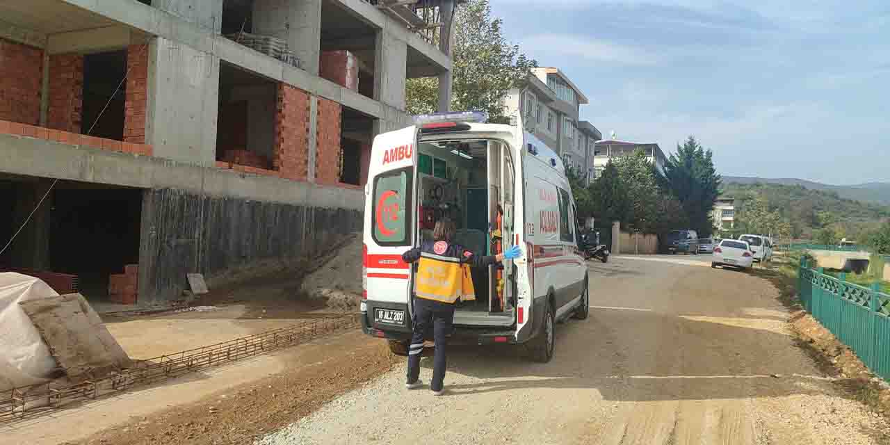 Bursa'da feci kaza! İnşaattan düştü