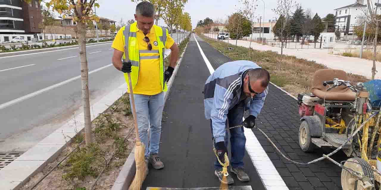 Eskişehir'de o bulvara bisiklet yolu yapılıyor