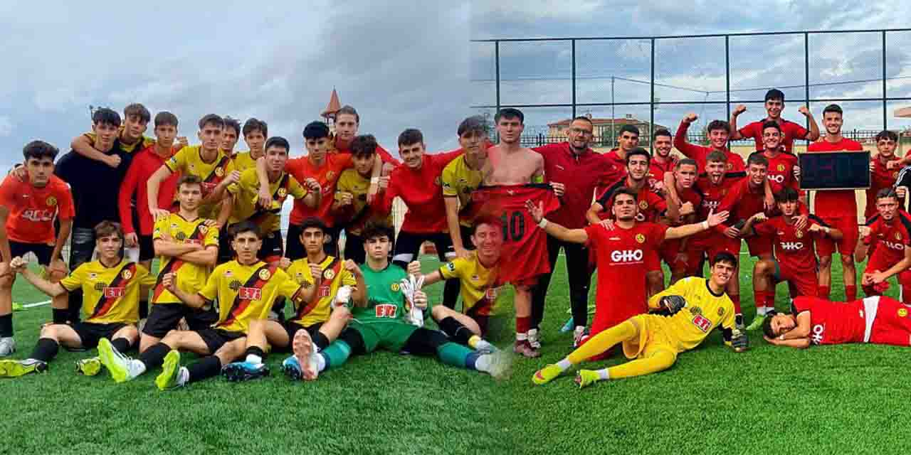 Eskişehirspor gençleri yumruğunu gösterdi