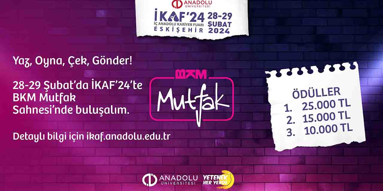 BKM Mutfak Eskişehir'de genç yetenekleri arayacak