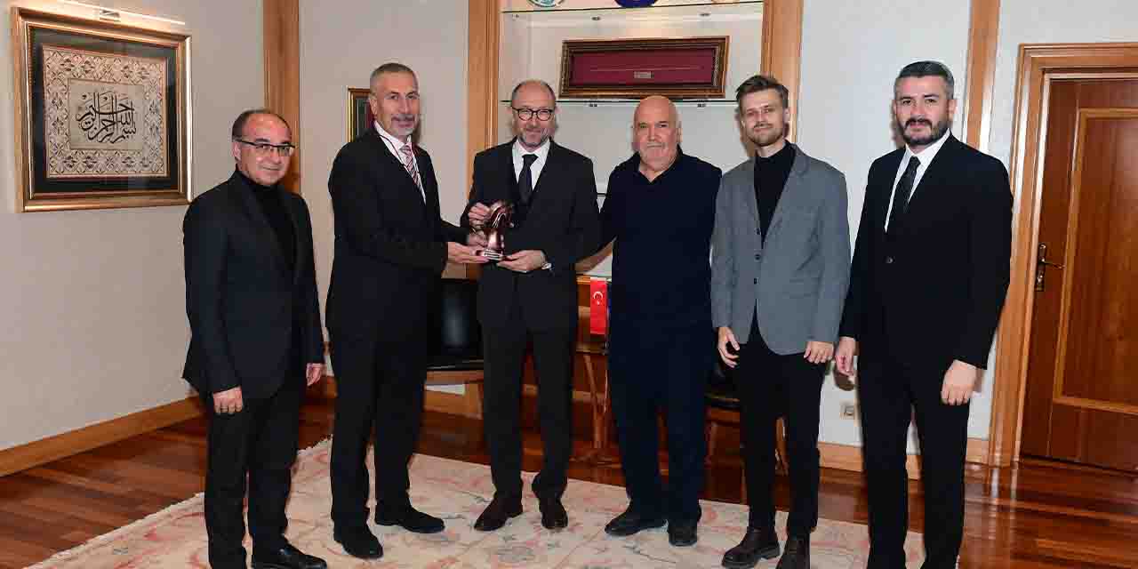 MAHYA'dan Rektör Prof. Dr. Fuat Erdal’a nezaket ziyareti