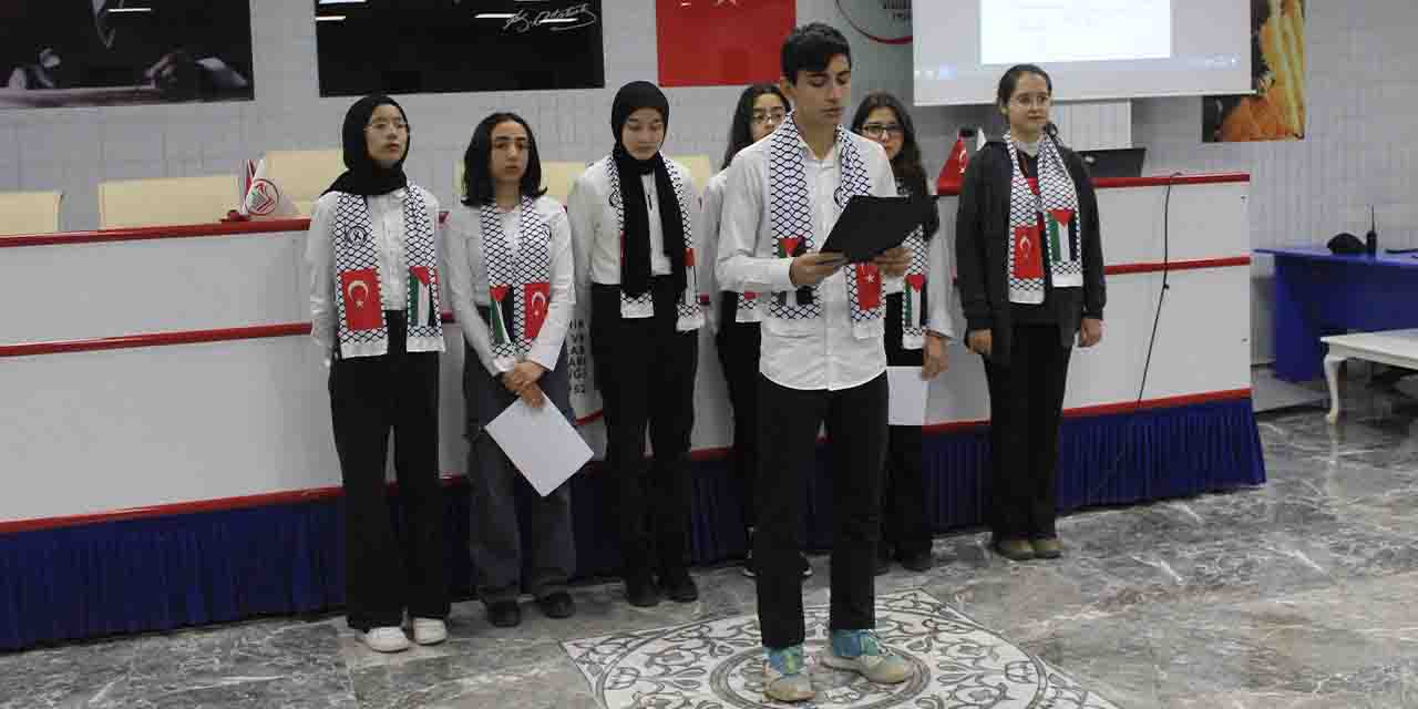 Eskişehir Atatürk Lisesi Filistin'deki zulme dikkat çekti