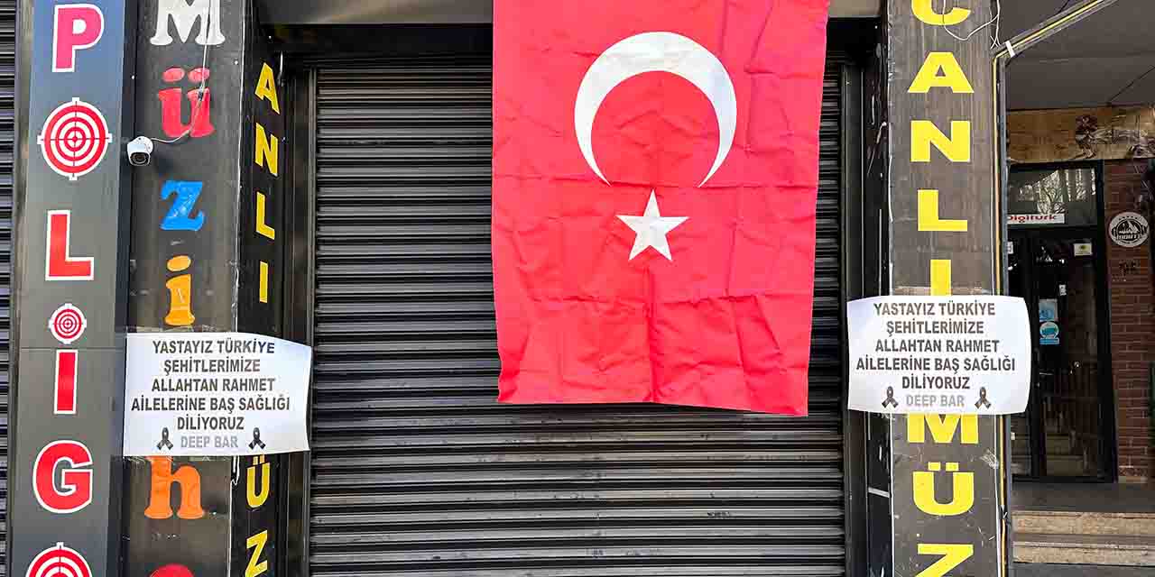 Gelen şehit haberleri Eskişehirli esnafa kepenk kapattırdı
