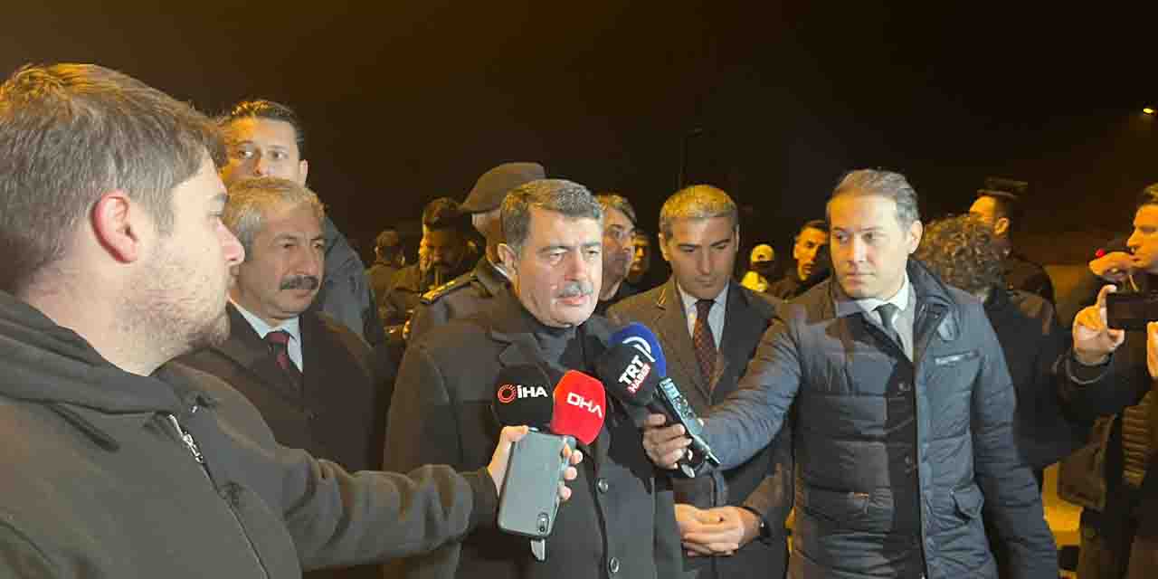 Ankara Valisi Eskişehir yolunda denetlemeye katıldı