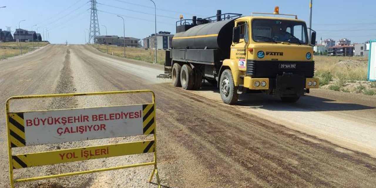 Eskişehir Büyükşehir Belediyesi'den yollarda yeni uygulama