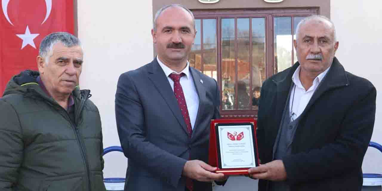 Mihalıççık'ta muhtarlık binası hizmete açıldı