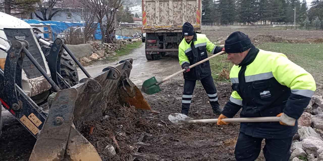 Seyitgazi'de temizlik çalışmaları sürüyor