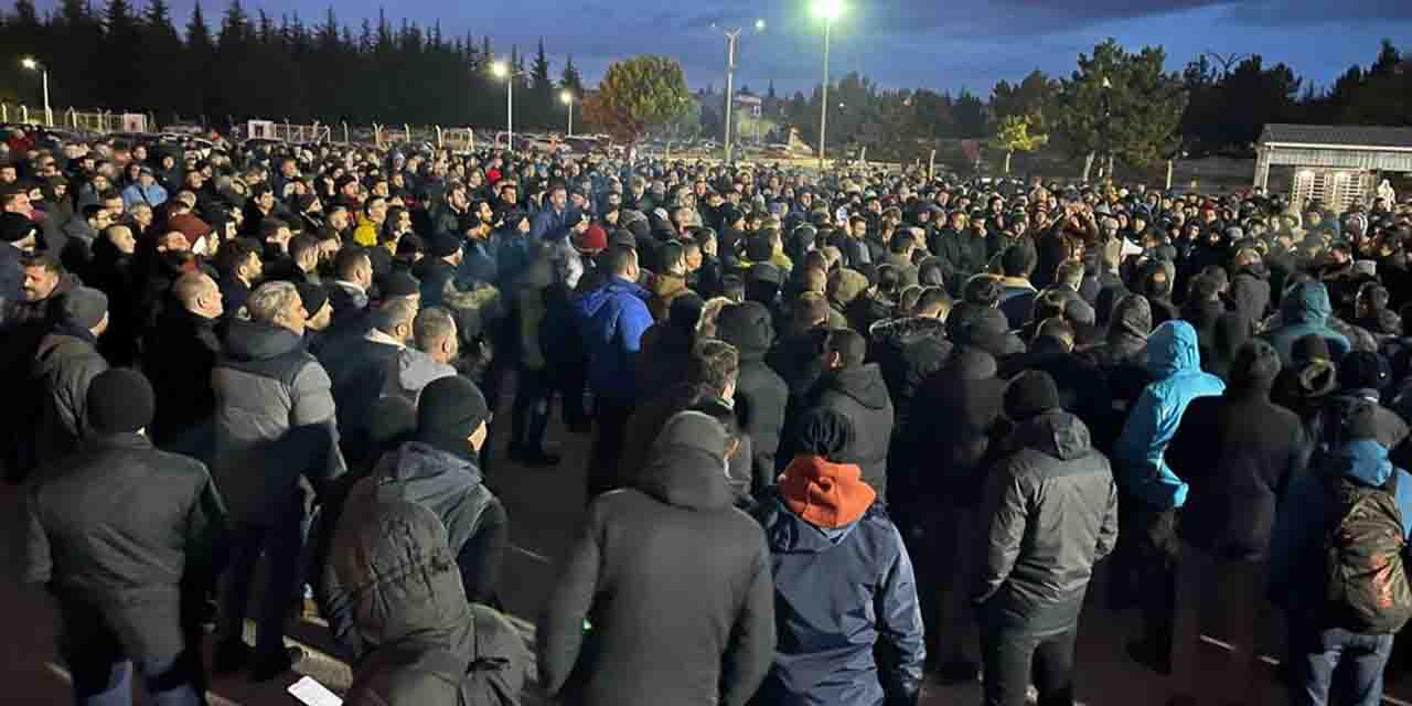 Eskişehir'de 'geç terk etme' eylemi