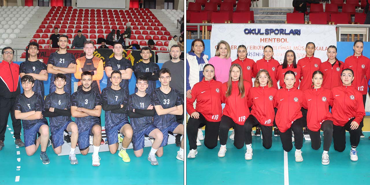 Okullu hentbolcularımız ev sahibi