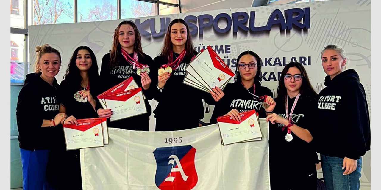 Atayurt’ta yüzme başarısı