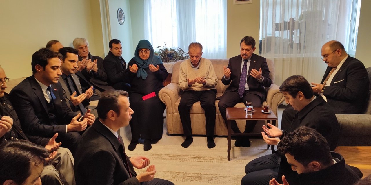 Adalet teşkilatından Eskişehirli şehidin ailesine ziyaret