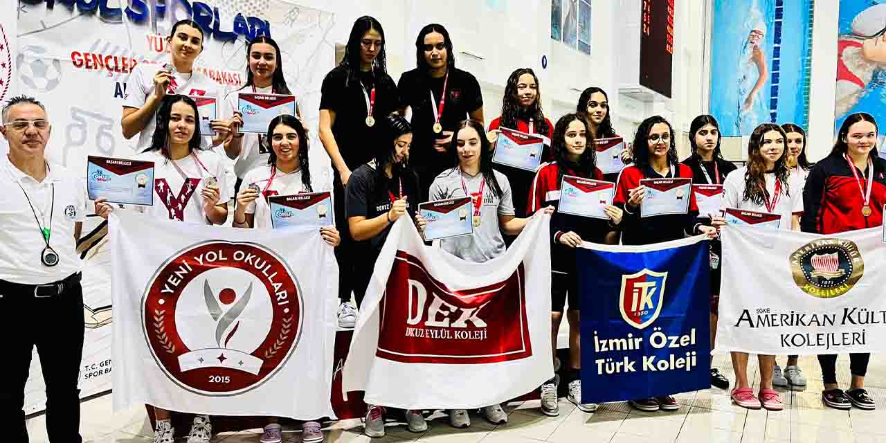 Yüzmede ekol Yeni Yol Okulları