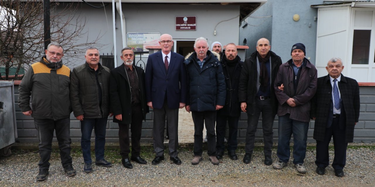 Başkan Kurt Karacahöyük ve Çavlum’a gitti