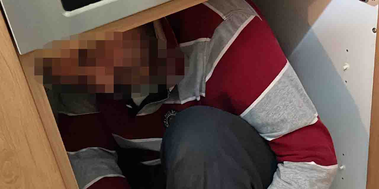 Kesinleşmiş cezası olan FETÖ üyesi mutfak dolabından çıktı