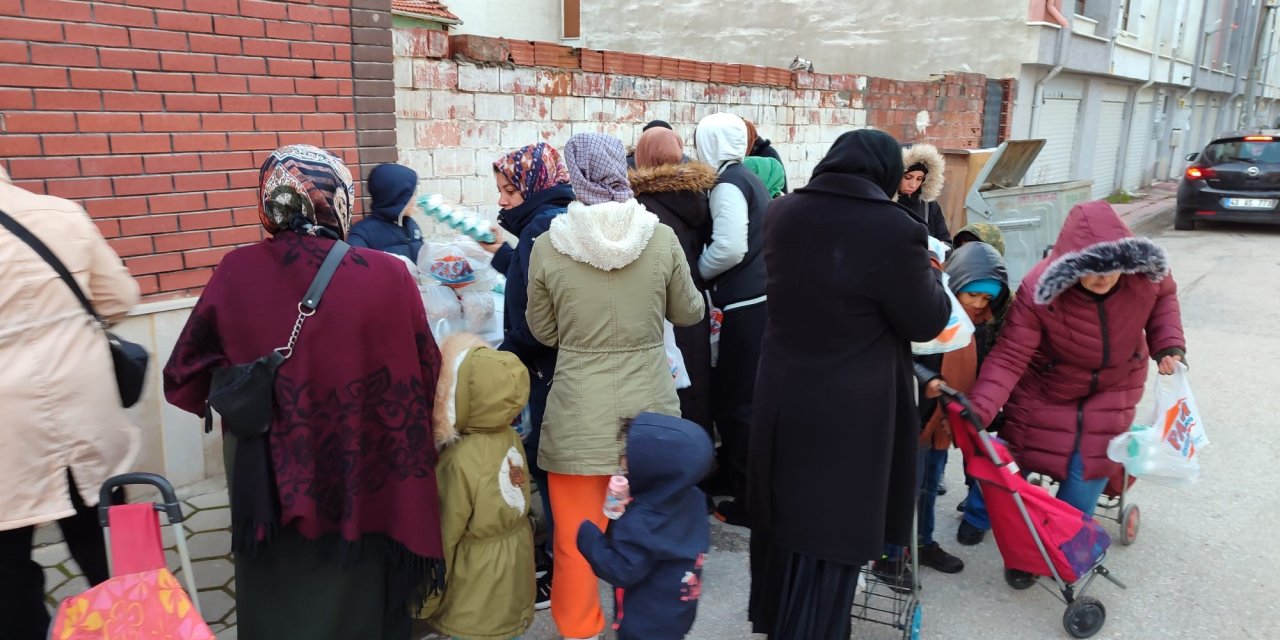 Eskişehir'de ihtiyaç sahiplerine karşı örnek davranış