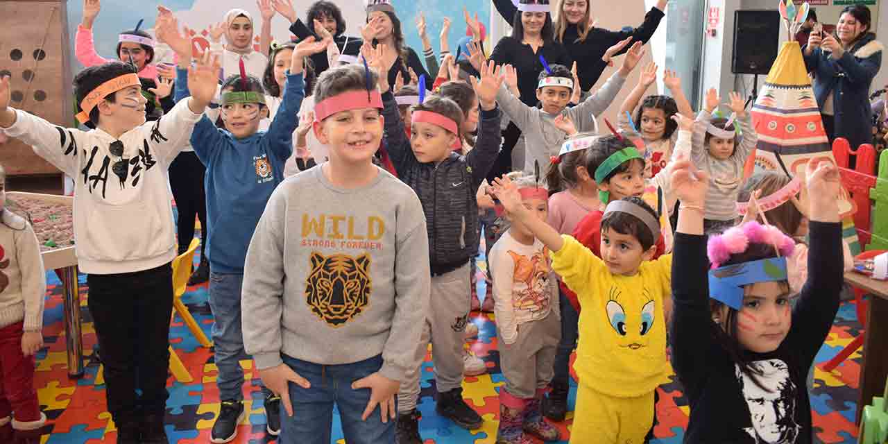 Eskişehir ‘de yarıyıl tatiline özel kızılderili köyü