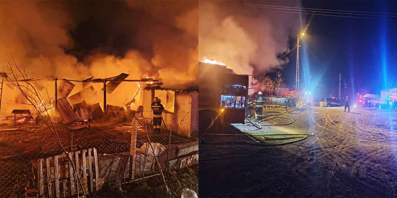Eskişehir'de korkutan yangın