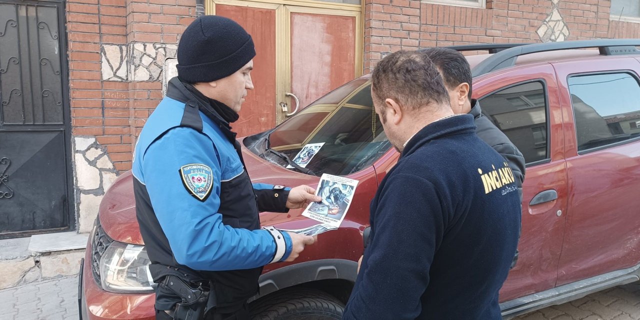 Eskişehir’de polis vatandaşları böyle uyardı!