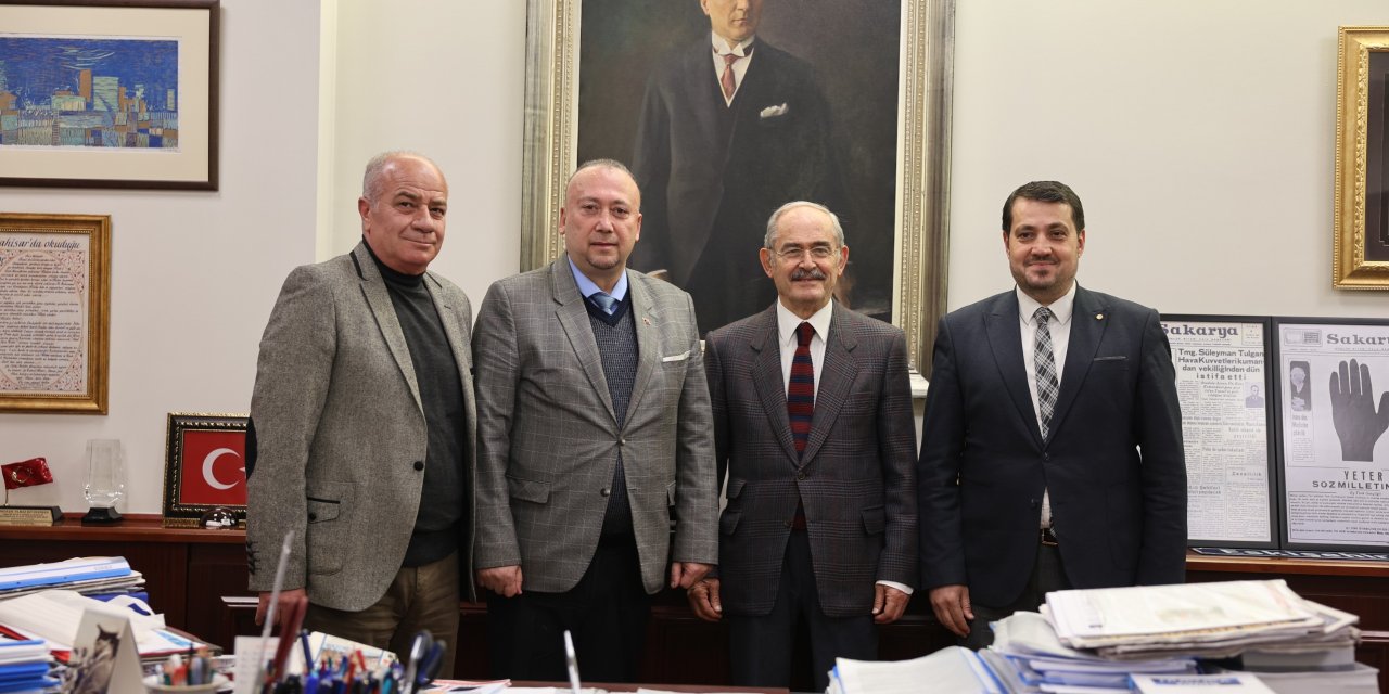 Özkan Yalım'dan Büyükerşen'e nezaket ziyareti