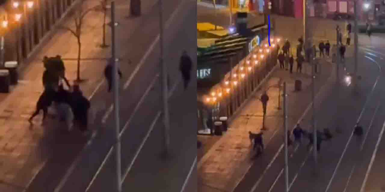 Eskişehir'in göbeğinde bıçaklı kavga