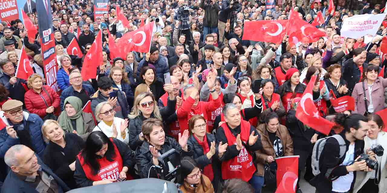 Odunpazarı Meydanı’nda seçimin ilk mitingi