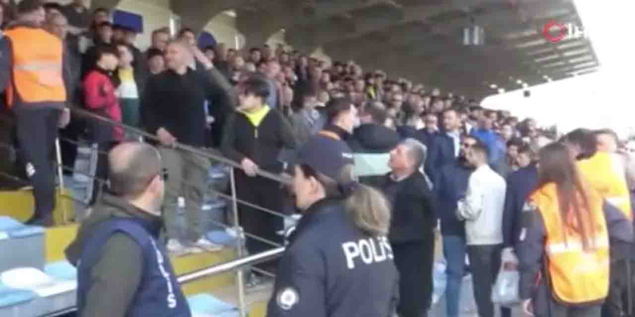 Eskişehirspor'un Ankara deplasmanında kavga çıktı