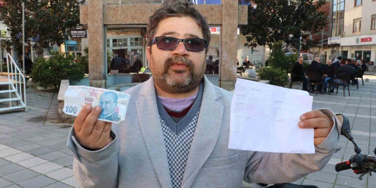 100 lira borç para istedi, hesabına 100 bin lira yattı