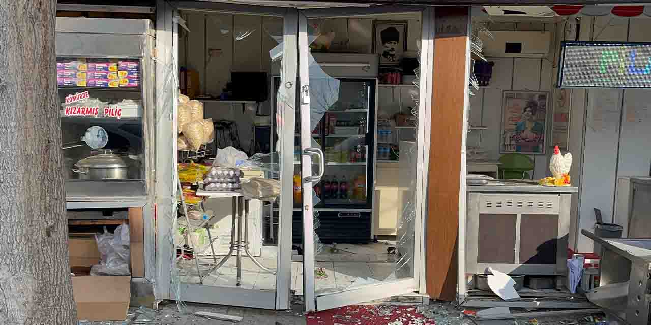 Eskişehir'de korkutan patlama