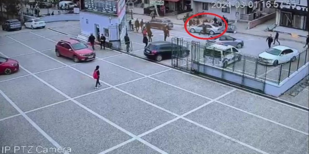 Ehliyetsiz sürücü polisi sürükledi!