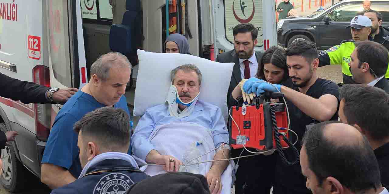 BBP Genel Başkanı Mustafa Destici trafik kazası geçirdi