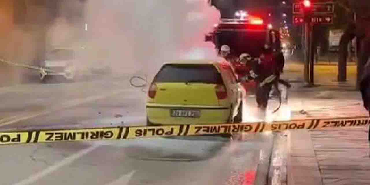Eskişehir'de gece vakti korkutan anlar