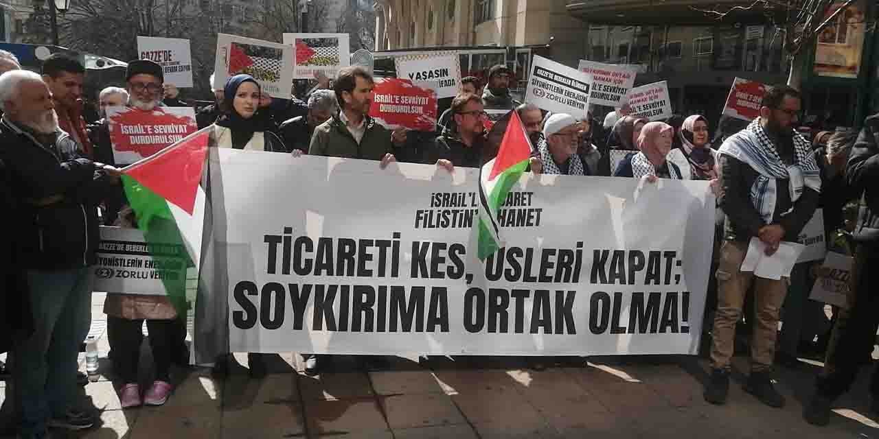 Eskişehir'de AK Parti'ye İsrail tepkisi: Hepinizin rahatını bozacağız