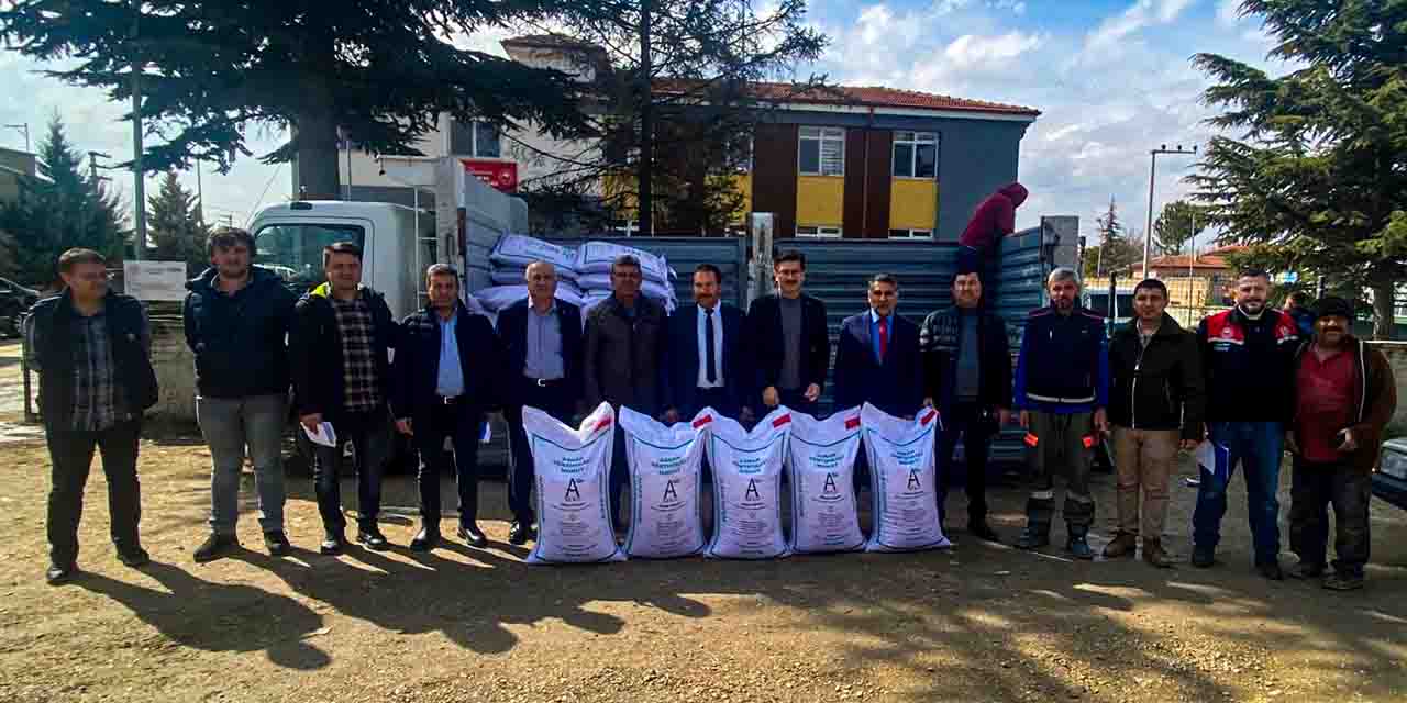 Alpu’lu çiftçilere özel tohum teslim töreni gerçekleşti