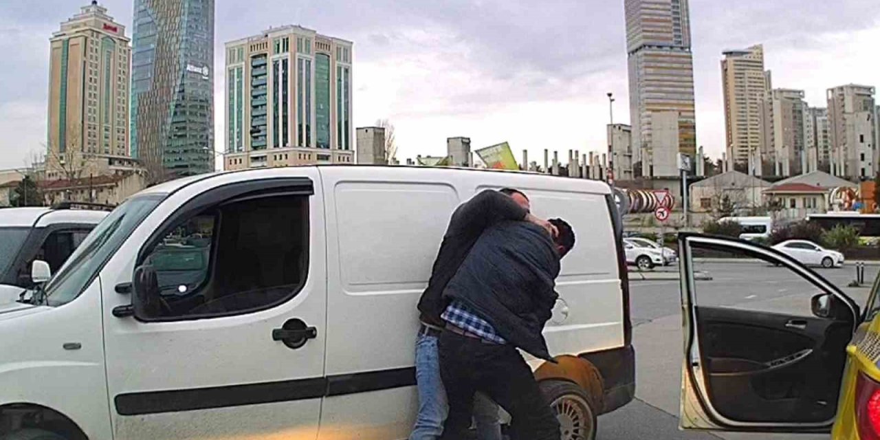 Trafikte yol verme anlaşmazlığı korkuttu