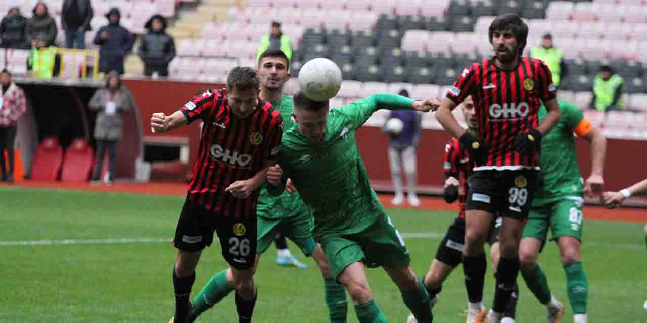 Eskişehirspor iç sahada 5 deplasmanda 8 puan gitti