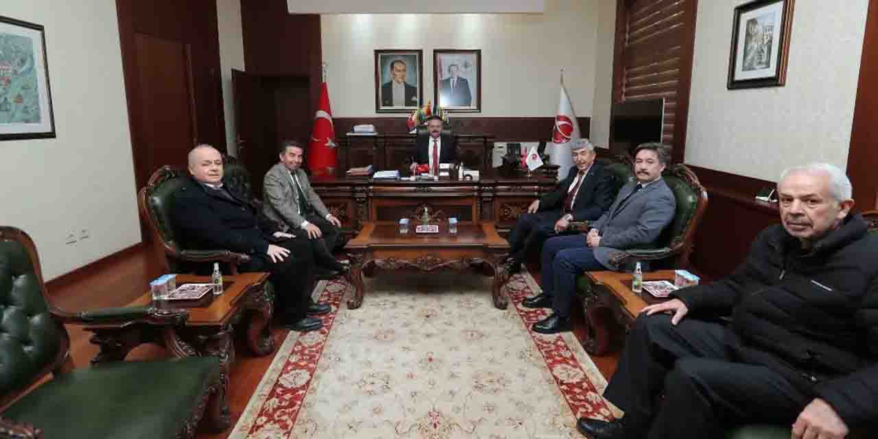 Vali Aksoy'a Türk Ocakları'ndan ziyaret