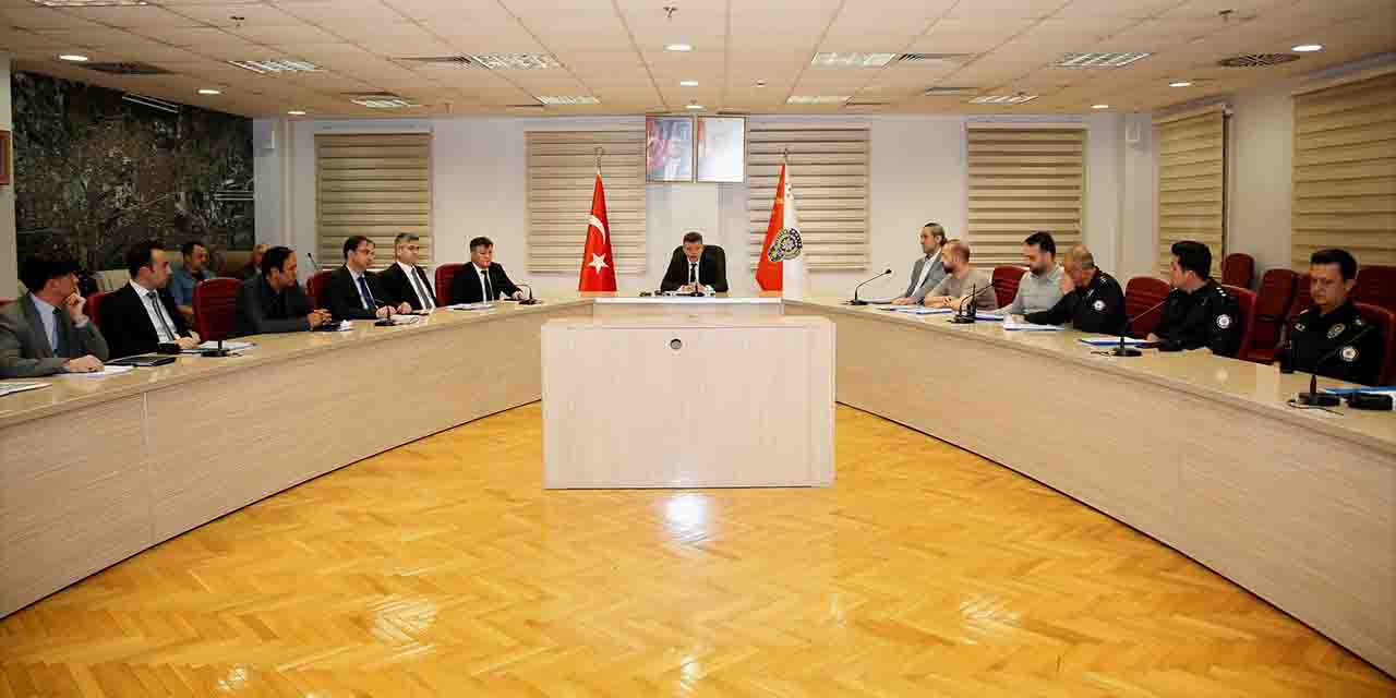 Eskişehir'de Asayiş Değerlendirme Toplantısı düzenlendi