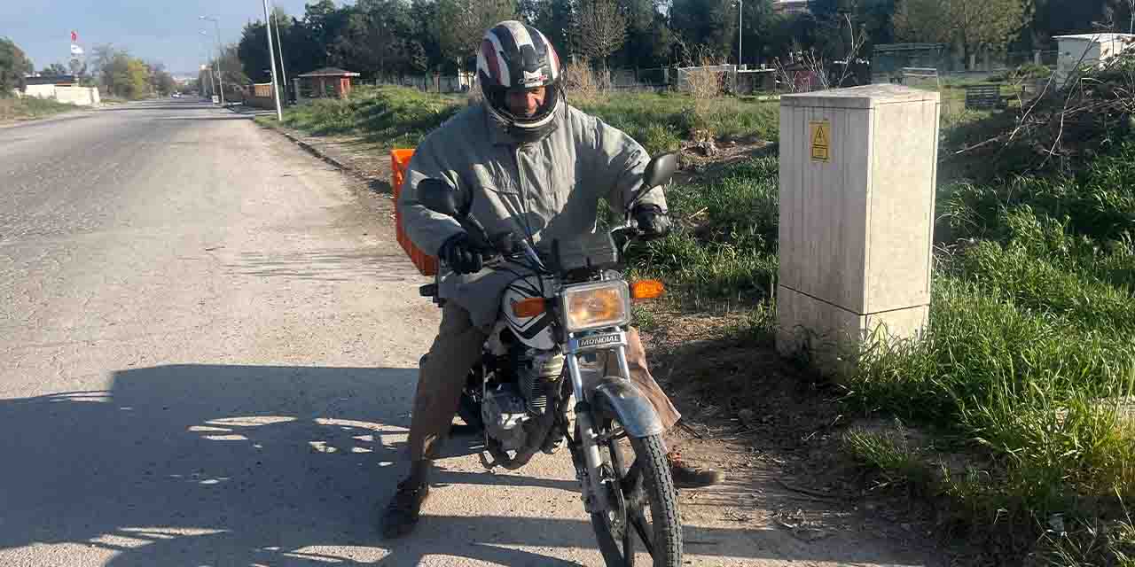 Eskişehir'de motosikletini çaldırdı yine de vazgeçmedi