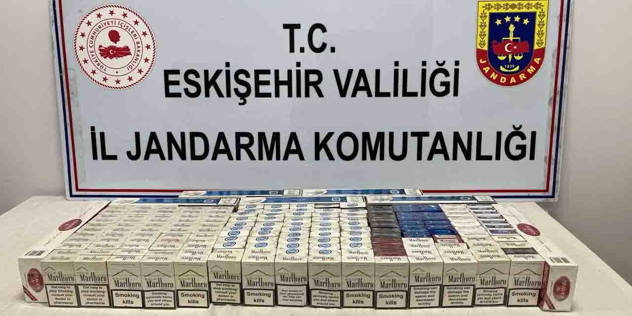 Eskişehir'de 236 paket kaçak sigara ele geçirildi!