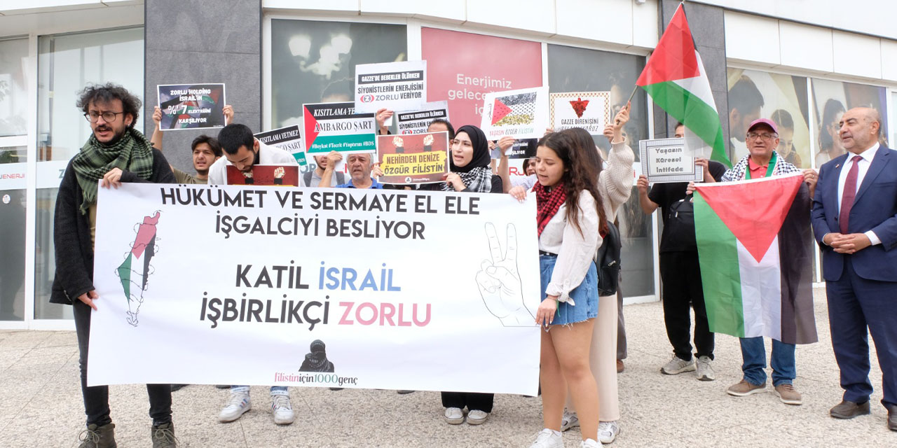 Eskişehir'de Zorlu Holding'e protesto