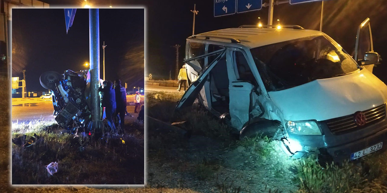 Konya'da can pazarı! Eskişehir'den yola çıkan araç kaza yaptı, 24 yaralı...