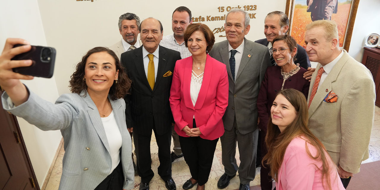 Başkan Ünlüce'ye Eskişehir Gazeteciler Cemiyeti ziyareti