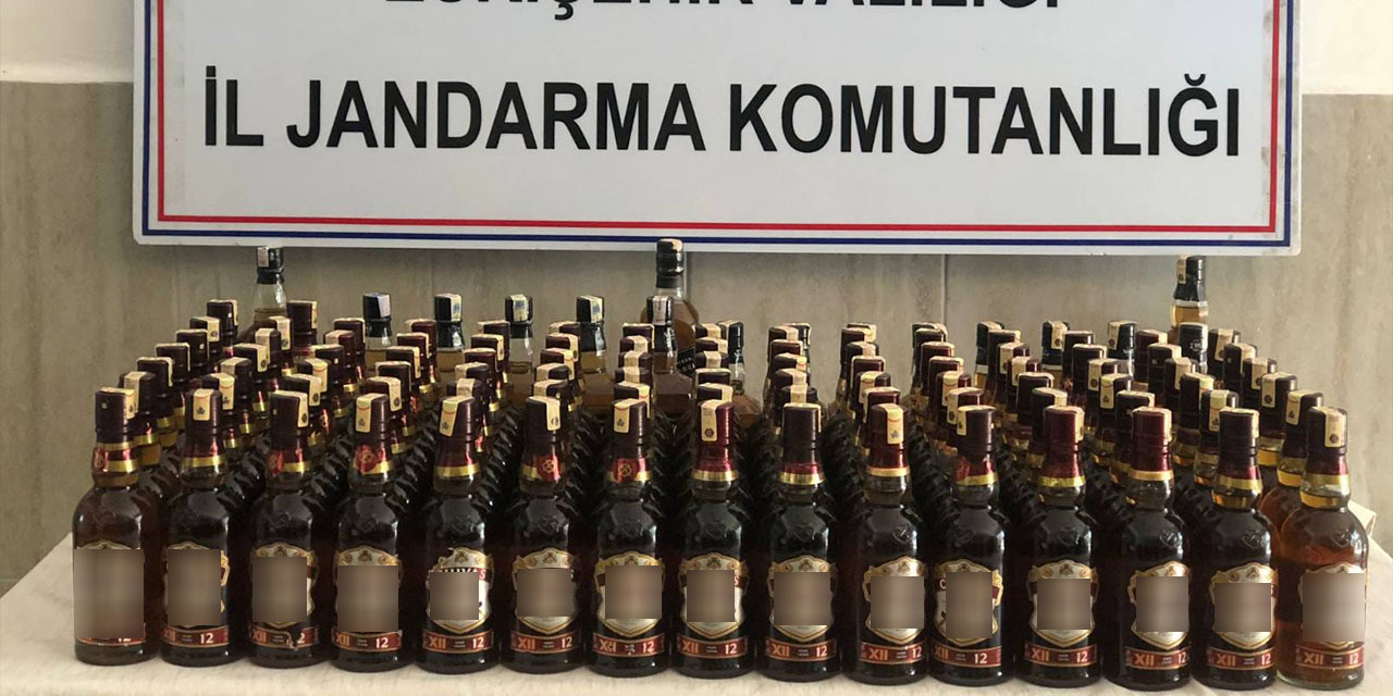 Eskişehir’de kaçak alkol satışına geçit yok! Tam 156 şişe...