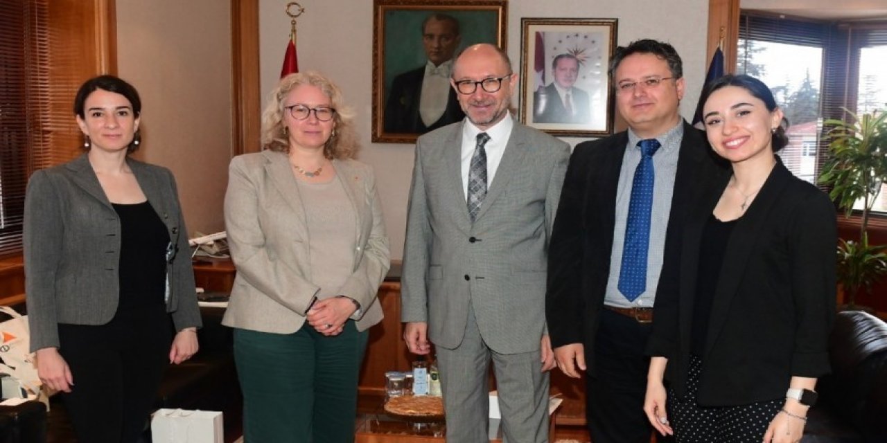 İsveç Ankara Büyükelçi Vekilinden Rektör Erdal'a ziyaret