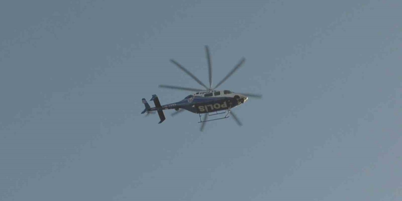 Zehir tacirlerine helikopter destekli operasyon