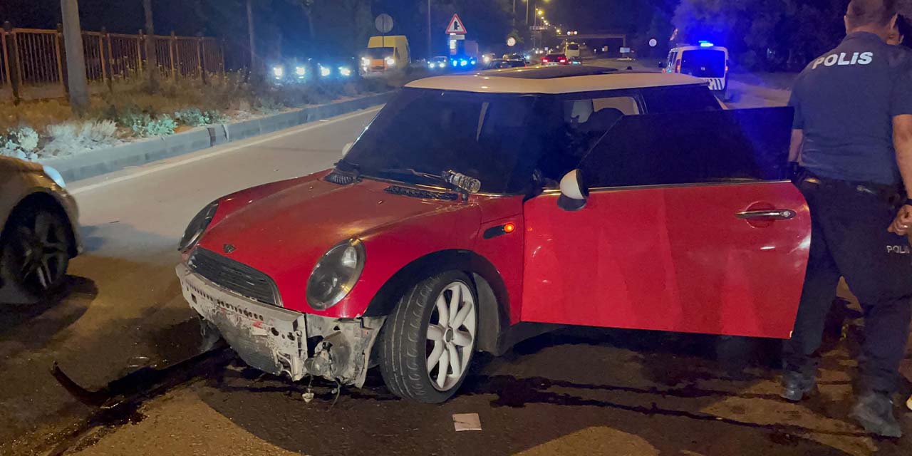 Eskişehir'de sürücünün kaza sonrası rahat tavırları şaşırttı