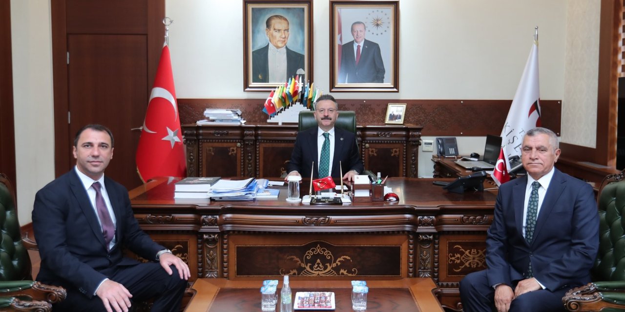 Başkan Karabacak, Vali Hüseyin Aksoy'u ziyaret etti