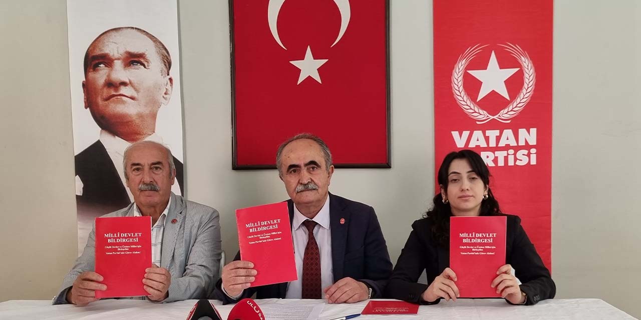 Vatan Partisi “Milli Devlet Bildirgesi”ni paylaştı