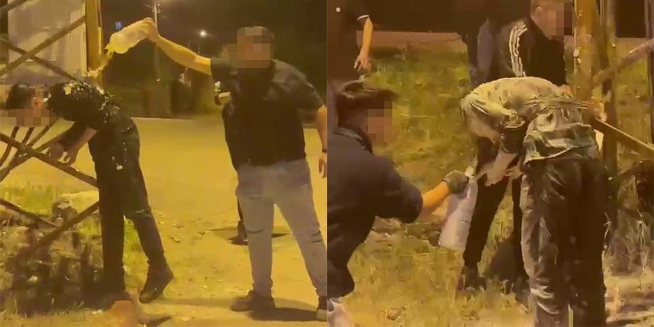 Doğum gününü böyle kutladılar: Önce zincirlediler sonra çamaşır suyuyla...
